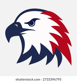 Cabeça de águia Mascote Logo Design