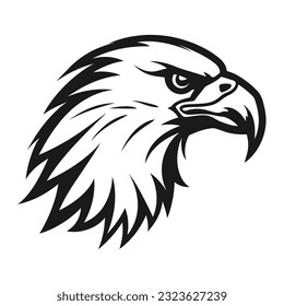 Eagle Head mascot logo vector illustration