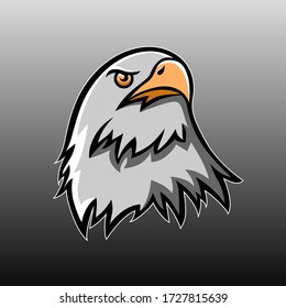 Eagle head mascot vector design