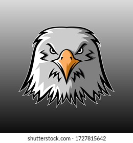 Eagle head mascot vector design