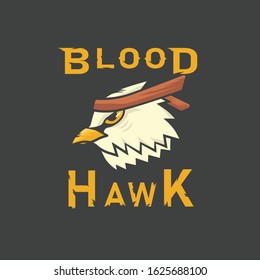 Eagle head mascot vector illustration