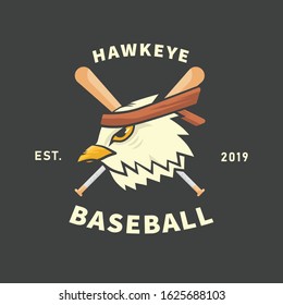 Eagle head mascot vector illustration
