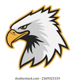 eagle head mascot vector logo