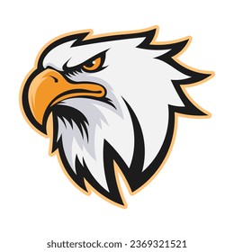 eagle head mascot vector logo
