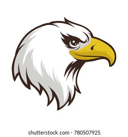 Eagle Head Mascot Vector Logo