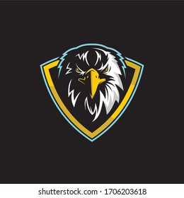 Eagle Head Mascots Logo Vector Eps 10