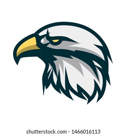 Eagle Head Minimalist Logo Design Eagle Stock Vector (Royalty Free ...