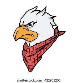 Eagle head motor mascot