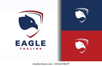 the eagle head shield logo