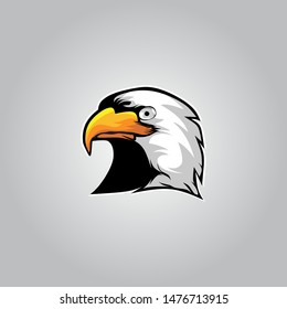 Eagle head sport logo template illustration