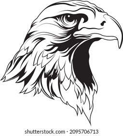 Eagle head SVG design for patriotic logos svg