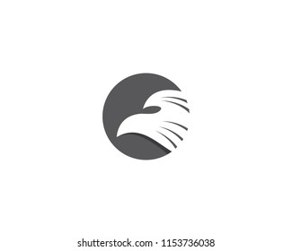 Eagle head symbol illustration