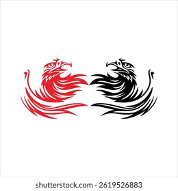 Eagle head with tribal style. This can be used as a graphic design