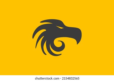 Eagle head unique logo design