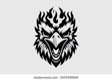 Eagle head vector design templates