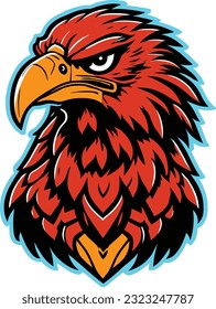 Eagle head vector. Fully editable vector file for t-shirt, logo, tattoo and many more.