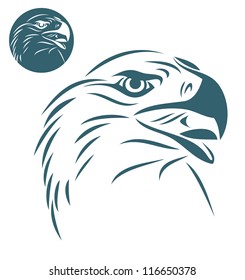 Eagle head - vector illustration