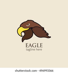 eagle head vector illustration.
