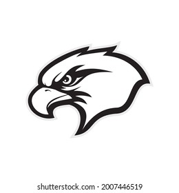 eagle head vector illustration, can be used for mascot, logo, apparel and more