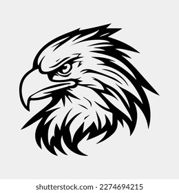 eagle head vector illustration, can be used for mascot, logo, apparel and more