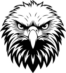 Eagle Head Vector Illustration Design
