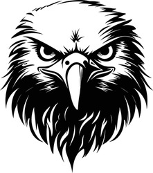Eagle Head Vector Illustration Design