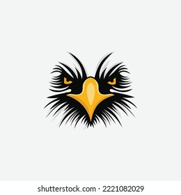 Eagle head vector illustration graphic