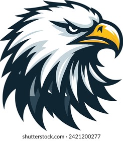 Eagle head vector illustration graphic