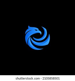 eagle head vector illustration for icon, symbol or logo