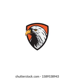 eagle head vector illustration logo template