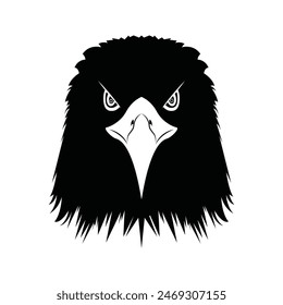 Eagle head vector illustration or logo design
