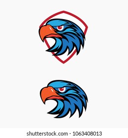 eagle head vector logo