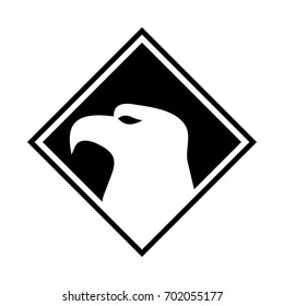 eagle head vector logo.