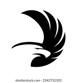 Eagle Head Vector Logo Design Template