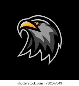 eagle head vector logo mascot