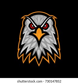 eagle head vector logo mascot