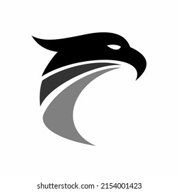 eagle head vector logo template 