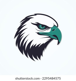 Eagle head vector logo template. Eagle head vector logo template.