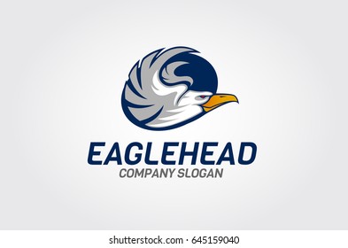 Eagle Head Vector Logo Template is An excellent logo template highly suitable for logo company, office, organization, studio, Production.