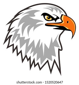 Lightning Vector Eagle Head Mascot Stock Vector (Royalty Free) 1155408502