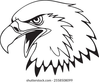eagle head vector for we, mobile and print, eagle vector silhouette eagle logo
