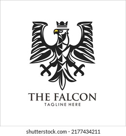 THE EAGLE HERALDIC LOGO STYLE