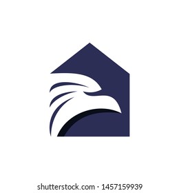 Eagle Home Property Vector Logo Design