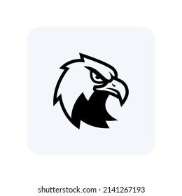 Eagle icon - Animal icon - Eagle icon with color background - Animal symbol