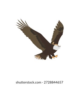 Icono de águila, Águila libre Victor, Vector de águila libre, águila original Color