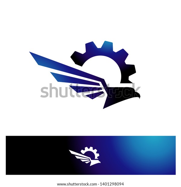 ワシのアイコン ワシの頭のイラスト ファルコンベクター画像ロゴテンプレート 鷹のロゴデザイン のベクター画像素材 ロイヤリティフリー
