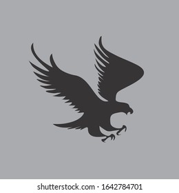 símbolo de signo vectorial aislado de ilustración de icono de águila