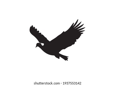 Adler-Symbol-Illustration einzeln auf Vektorsymbol