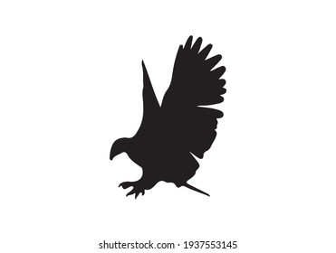 eagle icon illustration isolated vector sign symbol