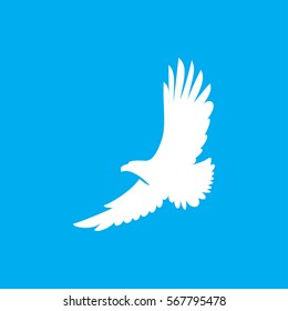 Eagle Icon Illustration Isolated Vector Sign Symbol